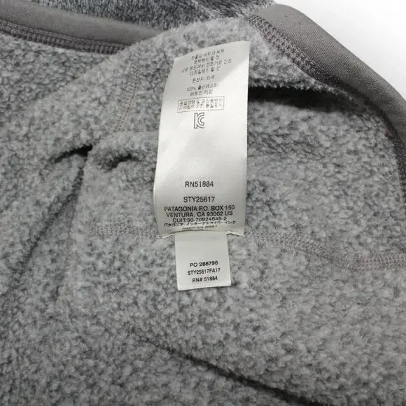 Patagonia (S/M) W's Better Sweater 1/4-Zip Heather Grey - Picture 8 of 8